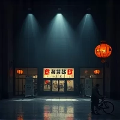 《燃点时刻》舞台灯光亮起前的后台剪影
