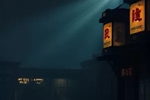 《星河回声》宇航员在舷窗前凝视星云的画面